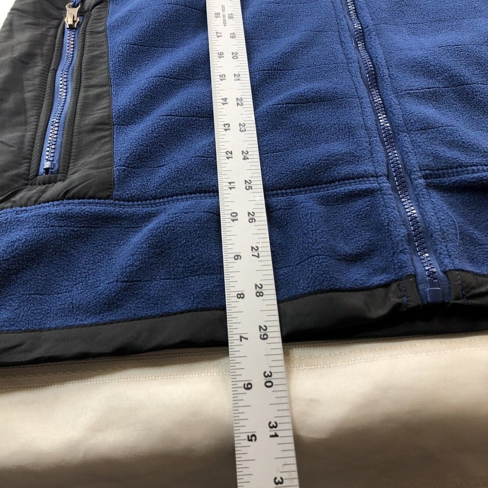 Ram King Blue Soft Fleece Zip Up Jacket 100% Polyester Adult L Zip Pockets New - Picture 5 of 6
